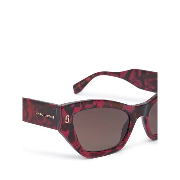 NEW!!! Marc Jacobs MJ1117/S I34HA Burgundy Marble Cat-Eye Sunglasses Authentic main image 7